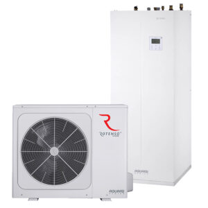 Rotenso Aquami All in Split Hydrobox Wi-Fi 10 kW õhk-vesi soojuspump 190 liitrise kuumaveepaagiga